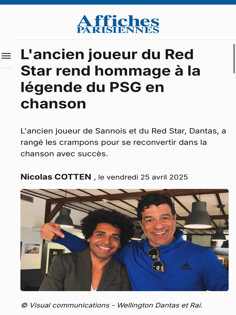Rai Eterno, la nouvelle chanson en hommage a Rai. Ancien joueur du Red Star rendant hommage au PSG dans une chanson.